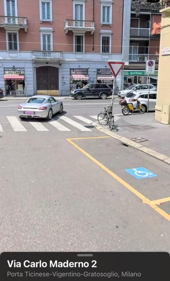ミラノPrestigioso Trilocale Sui Navigli Con A/C & Wi-Fiアパートメント エクステリア 写真